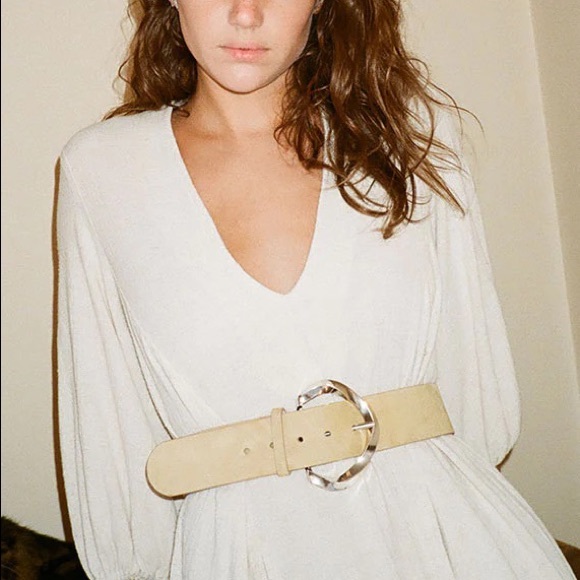 Maryam Nassir Zadeh Accessories - Maryam Nassir Zadeh Mundo Belt - platinum